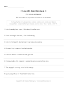 Fix Run-On Sentences 4